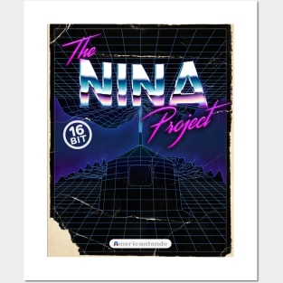 Stranger Things "The Nina Project" 16 bit - vintage retro 80s nostalgia design Posters and Art